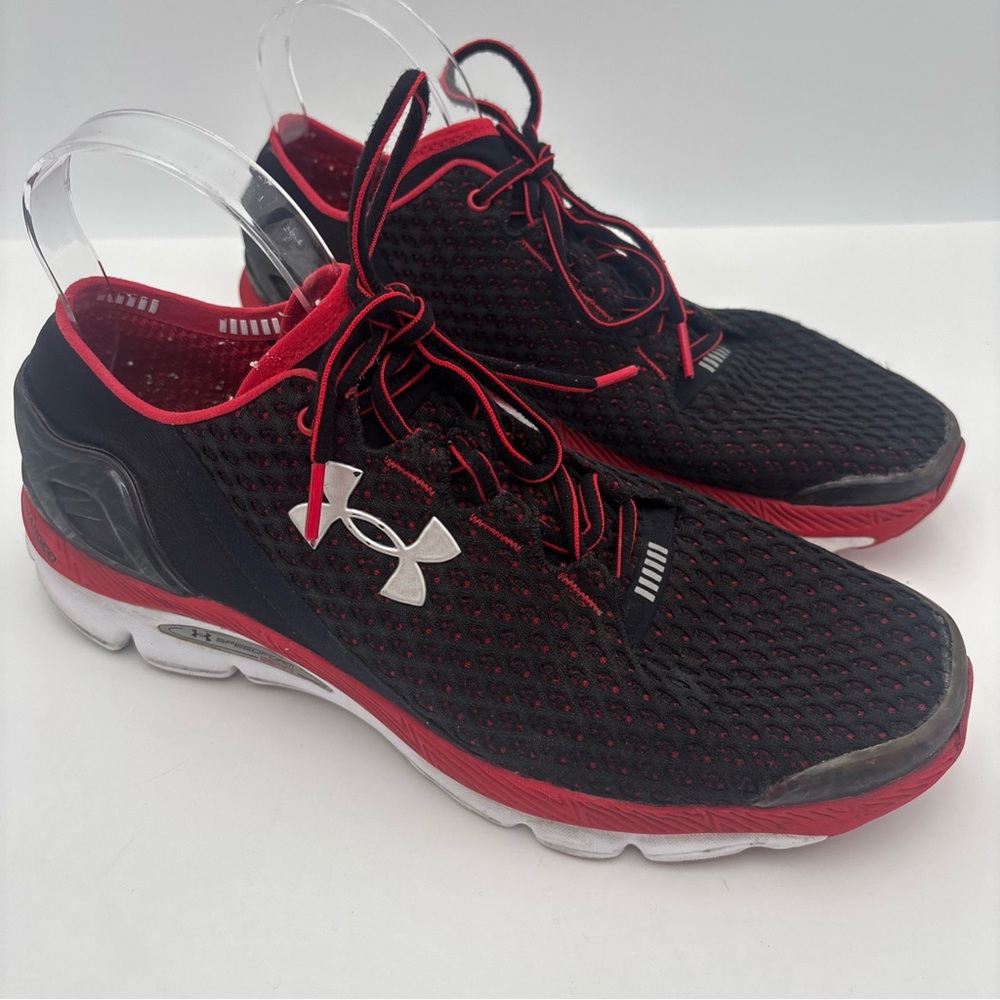 Under Armour Black and‎ Red Athletic Shoes